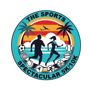 The Sports Spectacular 5K/10K WILL be now in May, 2027. logo