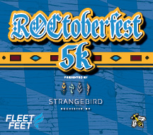 ROCtoberfest 5K presented by Strangebird logo