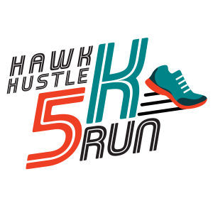 HAWK HUSTLE 5K RUN/WALK logo