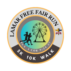 Lamar Free Fair Run logo