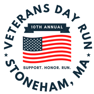 Stoneham Veterans Day Run logo