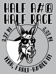 Half A#$ Half Race logo