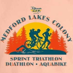 DQ 15th Annual Medford Lakes Colony Sprint Triathlon, Duathlon, & Aquabike *# logo