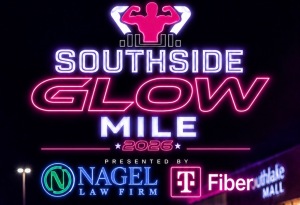 The Southside Glow Mile Presented By The Nagel Law Firm & T-Fiber logo