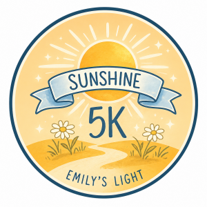 Emily's Light Sunshine 5K and 1 Mile Run/Walk logo