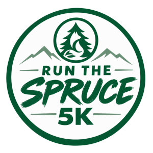 Run the Spruce 5K and 1K Fun Run logo