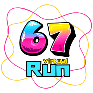 6 7 Virtual Run logo