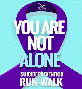 Ryan Bowers You Are Not Alone Suicide Prevention Run Walk logo