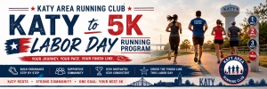Katy 5k to Labor Day Running Program logo