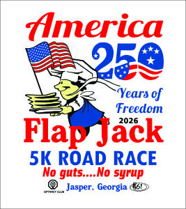The Flapjack 5K logo
