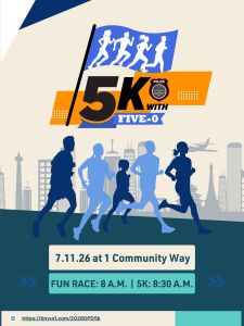 5k with 5-0 logo