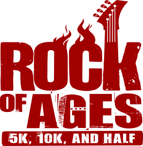 Rock of Ages 5K, 10K & Half Marathon Run logo