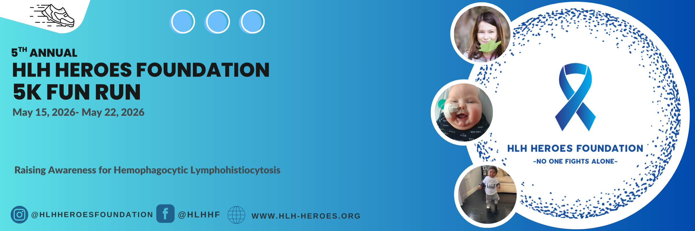 HLH Heroes Foundation's Virtual 5k Fun Run