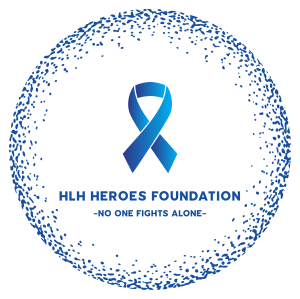 HLH Heroes Foundation's Virtual 5k Fun Run logo