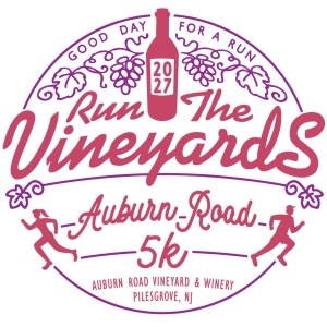 Run the Vineyards Auburn Road Winery 5K logo