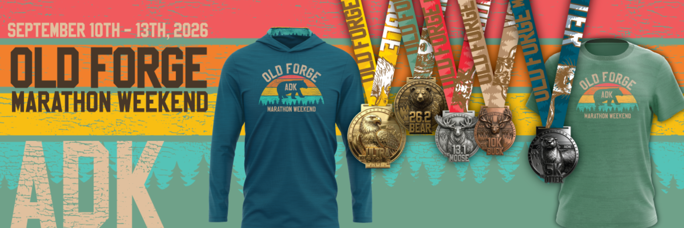Old Forge Marathon Weekend - Ultra, Marathon, Half Marathon, 10K, 5K, Kayak, Bike