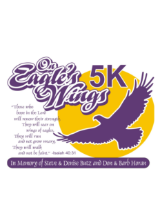 On Eagles' Wings 5K logo