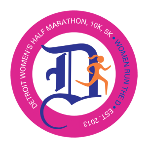 Detroit Women's Half Marathon, 10K, and 5K: Women Run the D Run/Walk logo
