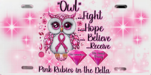 Delta Pink Rubies Breast Cancer Awareness Walk logo