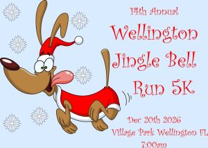 Wellington Jingle Bell Run 5k logo