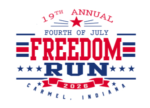 Carmel Freedom Run 4.5 + 1.5 miler logo