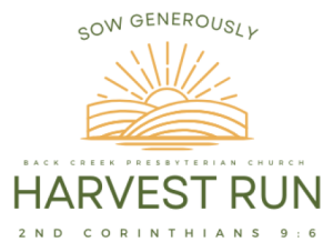 Back Creek Presbyterian Church Harvest Run 5K logo