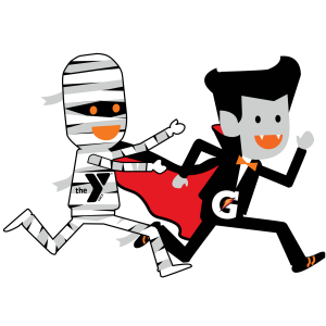 YMCA Gatorade Halloween Hustle 10K & 2 Mile Family Walk logo