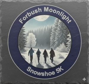Forbush Moonlight Snowshoe 5K logo