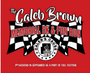 Caleb Brown Memorial 5K logo