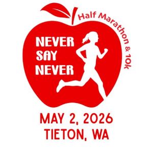 Never Say Never Half Marathon & 10K logo