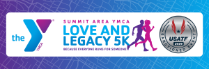 Summit Area YMCA Love and Legacy 5K logo