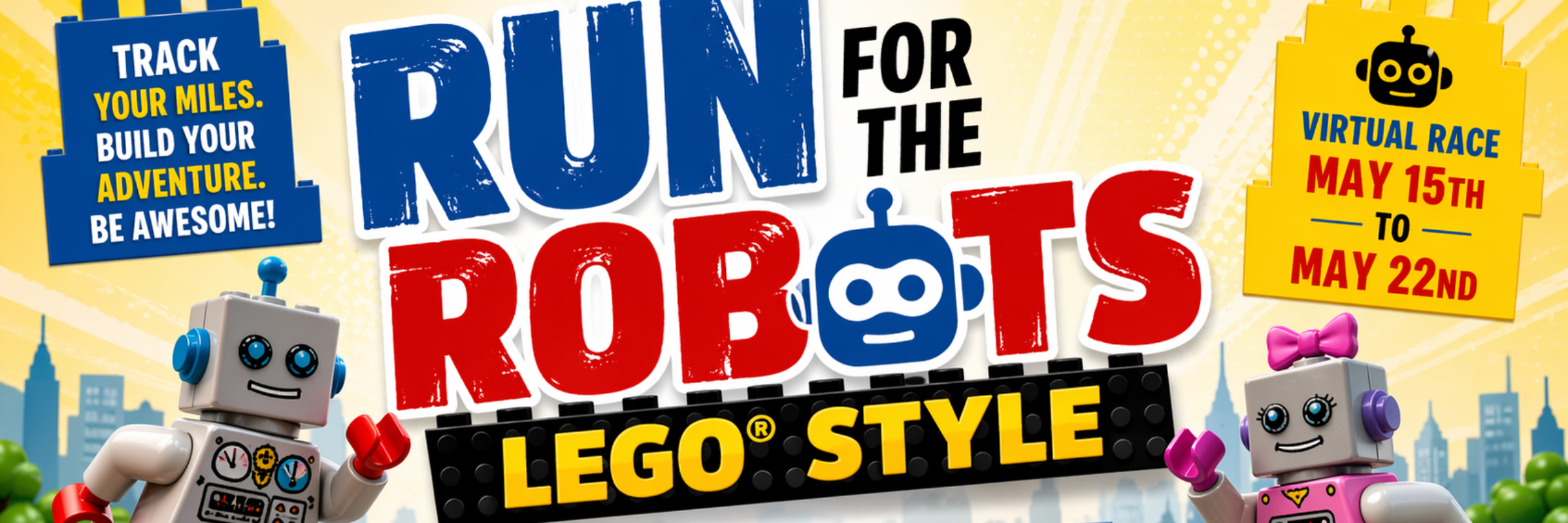 Virtual Run for the Robots Lego Style