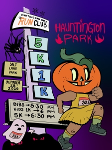 Hauntington Park 5K logo