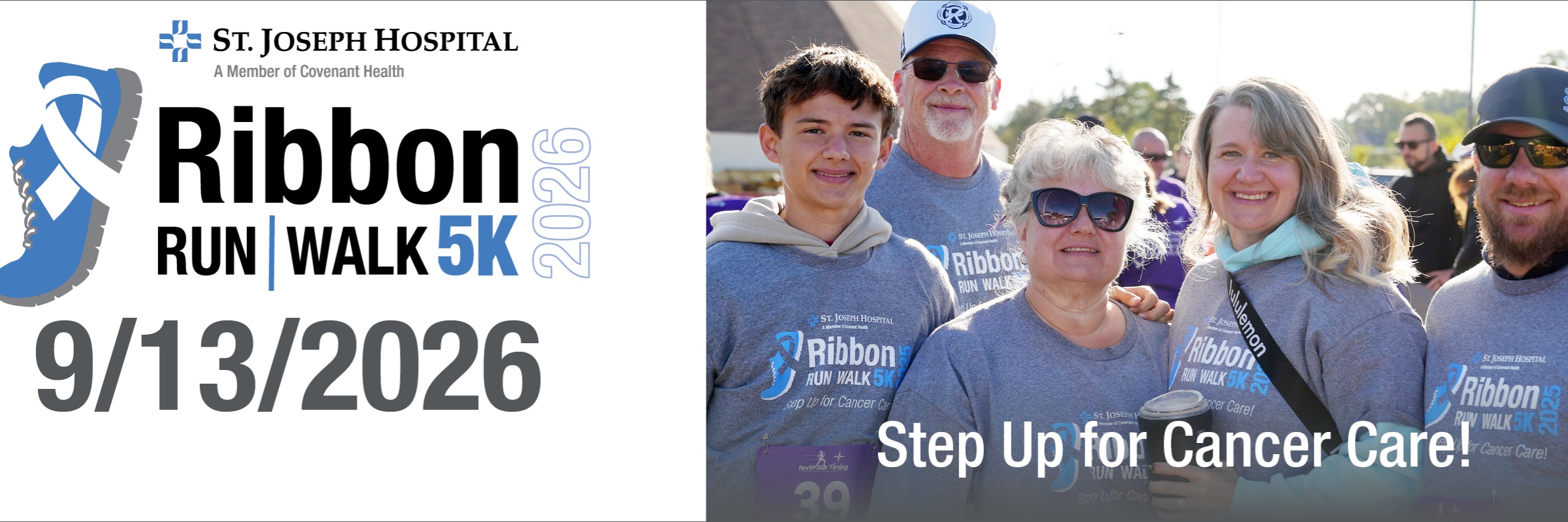 St. Joseph Hospital's Ribbon Run|Walk 5K, Step Up for Cancer Care