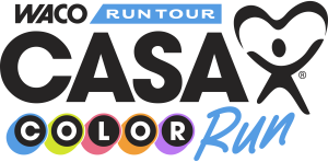 Waco Run Tour - CASA Color Run logo