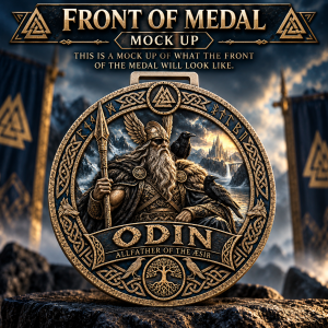 Odin Virtual Race – Gods & Warriors Series | 1M 5K 10K 13.1 26.2 logo