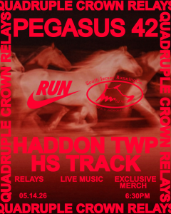 Quadruple Crown Relays Presented by South Jersey RunningCo. and Nike logo