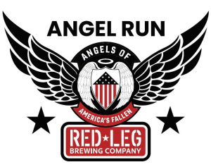 8th Annual Angel Run at Red Leg Brewing logo