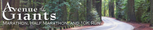 2026 Avenue of the Giants Marathon logo