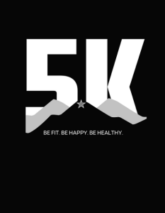 $5 5K presented by RunAbout Sports Roanoke logo