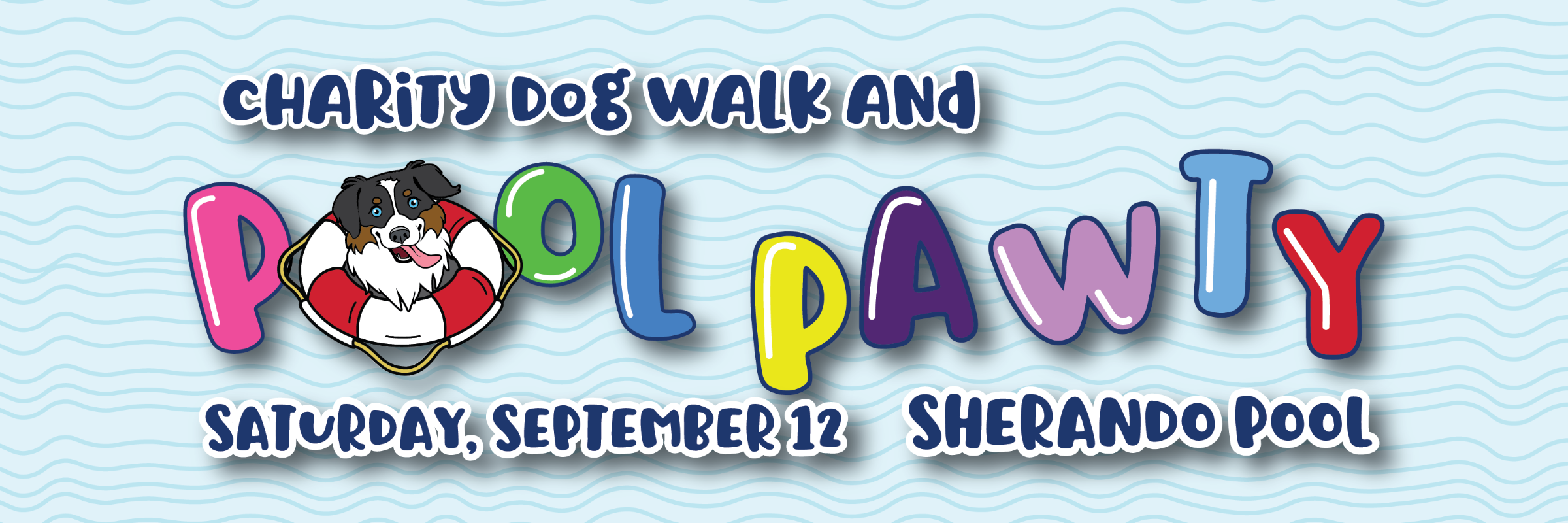 Charity Dog Walk + Pool Pawty