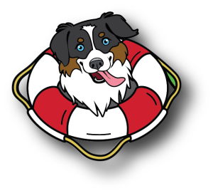 Charity Dog Walk + Pool Pawty logo