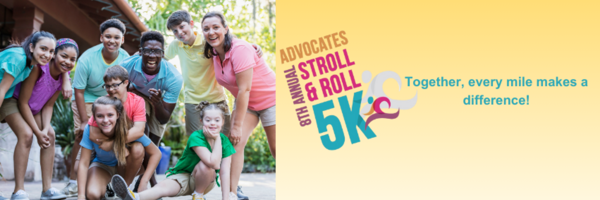 Advocates' 8th Annual Stroll & Roll 5K