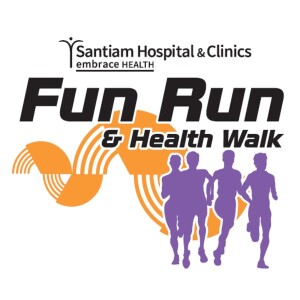 Santiam Hospital & Clinics Fun Run logo