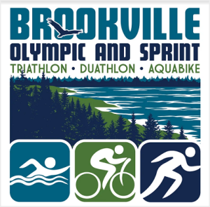 Brookville Olympic Triathlon, Duathlon, & Aquabike; Sprint Triathlon & Aquabike # logo