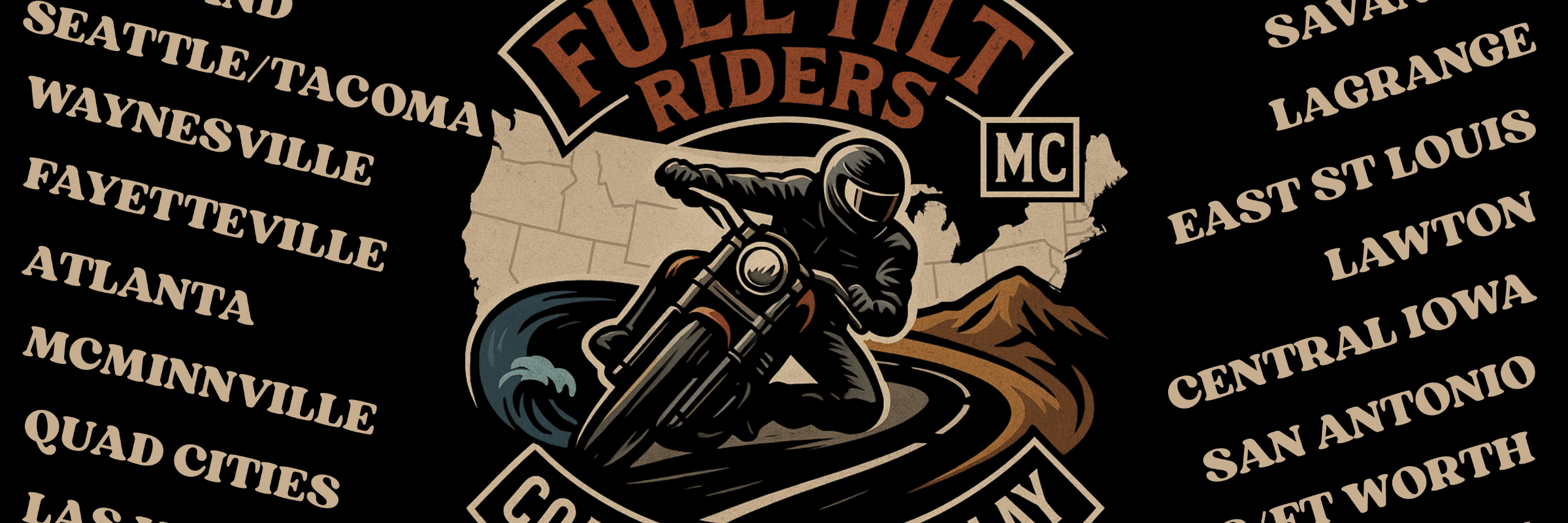 Full Tilt Riders MC National Relay: Riding for a Cure — Coast to Coast for the National MS Society