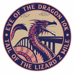 Eye of the Dragon 10K & Tail of the Lizard 2 Mile logo