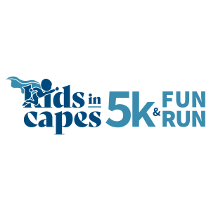 Kids in Capes 5K and Fun Run logo