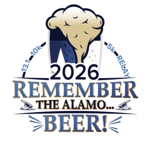 Remember the Alamo…Beer! 13.1, 13.1 Relay, 5k, or 10k logo
