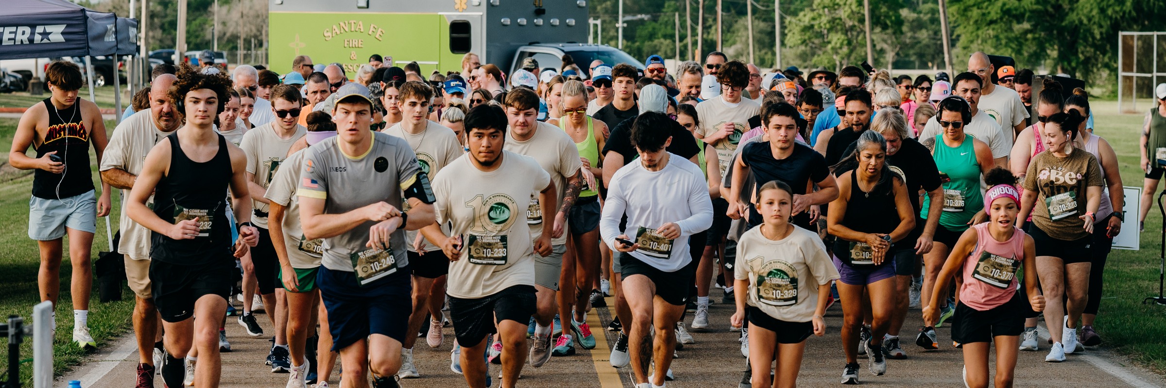 Santa Fe Ten Memorial Run In Remembrance